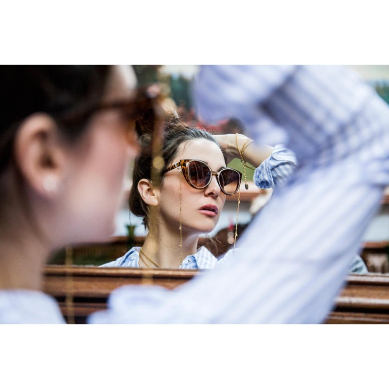 Festival trendy bohemian sunglasses chain hanger